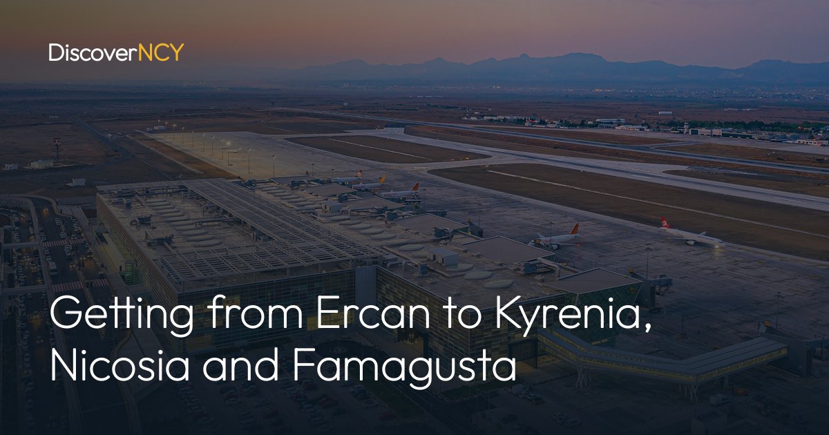 Getting from Ercan to Kyrenia, Nicosia and Famagusta
