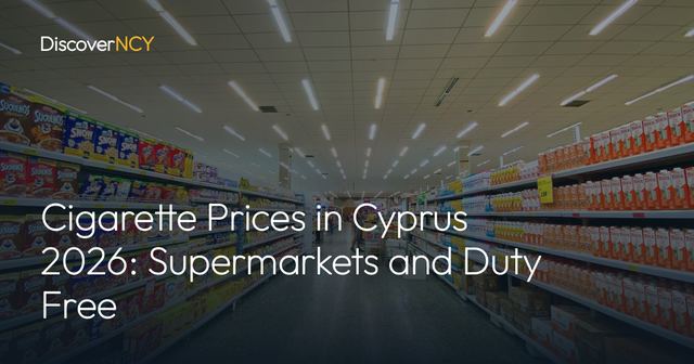 Cigarette Prices in Cyprus 2026: Supermarkets and Duty Free