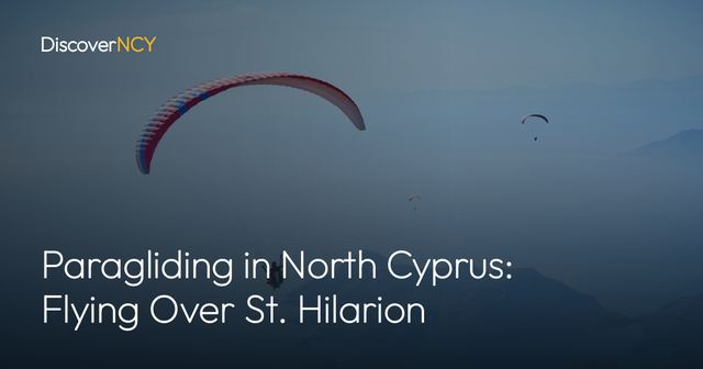 Paragliding in North Cyprus: Flying Over St. Hilarion